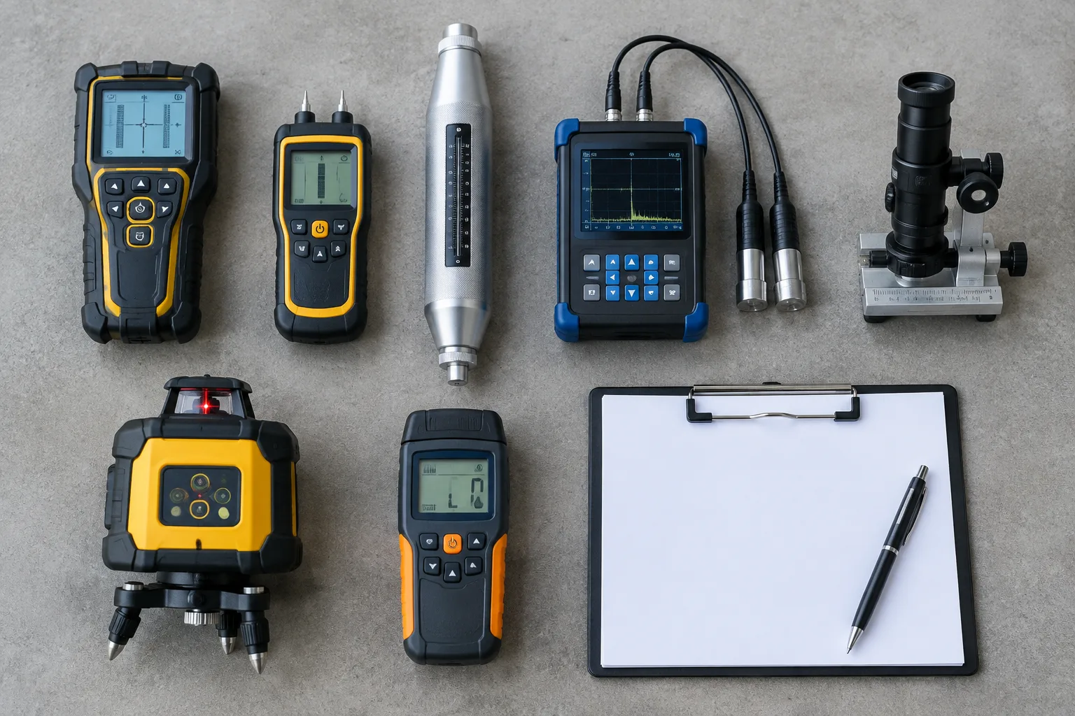 Professional structural inspection equipment set